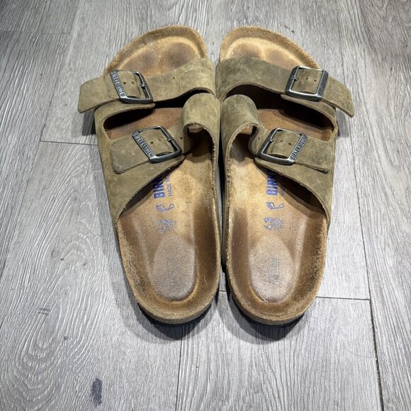 Birkenstock Arizona Soft Footbed Sandal EU 43 US 10 Tobacco Brown Oiled Leather main image 6